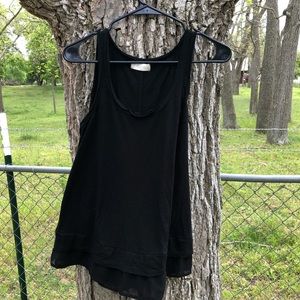 Altered State Black Flowy Tank